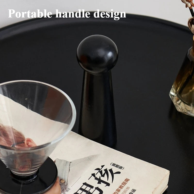 Solid Wood Round Coffee Table | Nordic Modern Living Room Round Coffee Table Babs