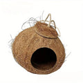 Natural Coconut Shell Bird Nest Hideout for Parrots & Small Pets Bird Nest Hideout Babs B