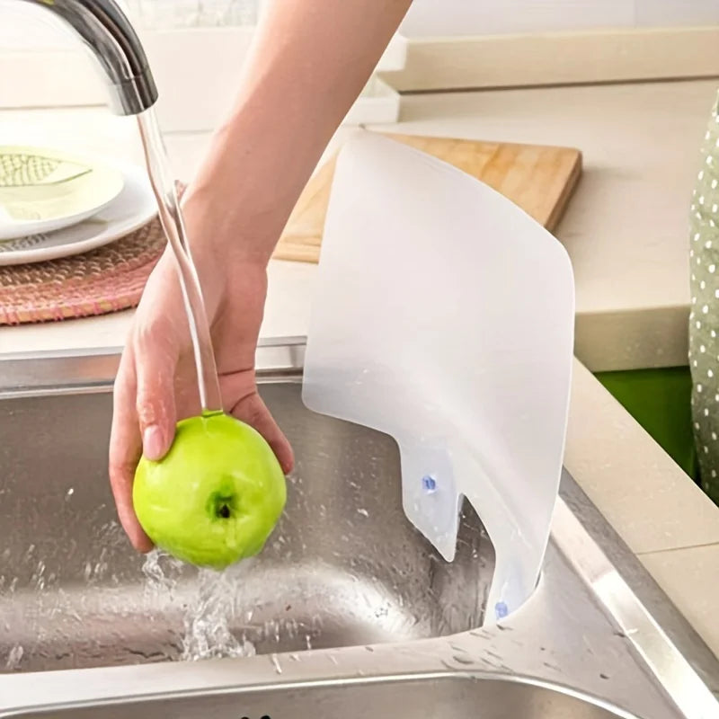 Large Kitchen Sink Splash Guard Protector with Suction Cups Sink Splash Guard Babs