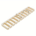2-Pack Rotating Tie Belt Scarf Hanger Closet Organizer Rack Wardrobe Organizer Rack Babs White-2pcs