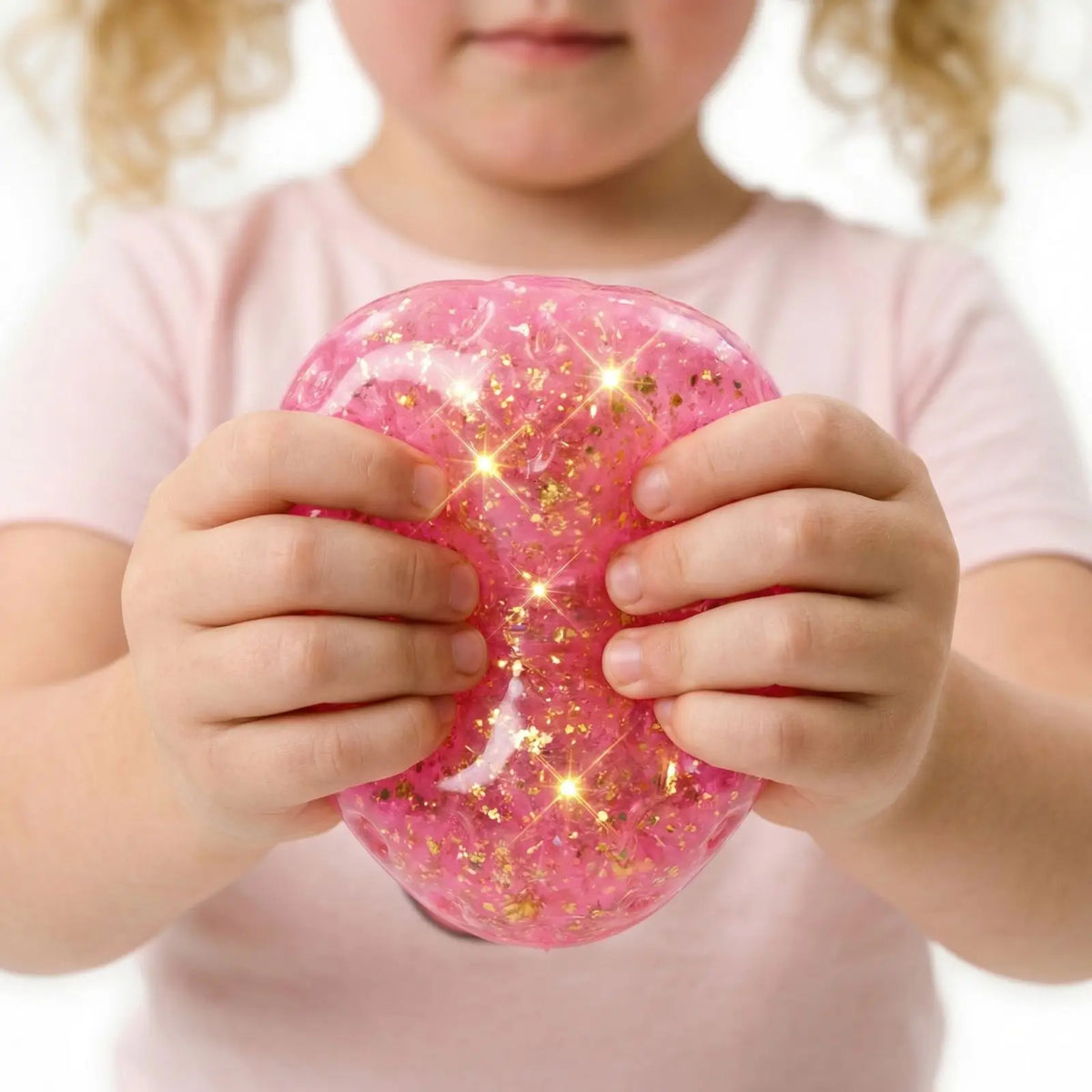 Glitter Strawberry Squishy Fidget Toy – Kawaii Squeeze for Kids Squishy Fidget Toy Babs