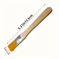 10-Pc Wooden Handle Nylon Paint & Cleaning Brush Set Paint Brush Set Babs 10PCS