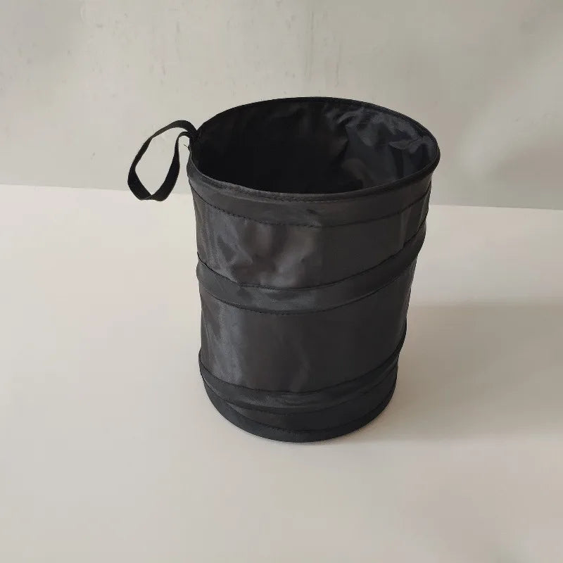 Collapsible Car Trash Can – Oxford Cloth, Universal Fit Car Trash Can Babs No Printing