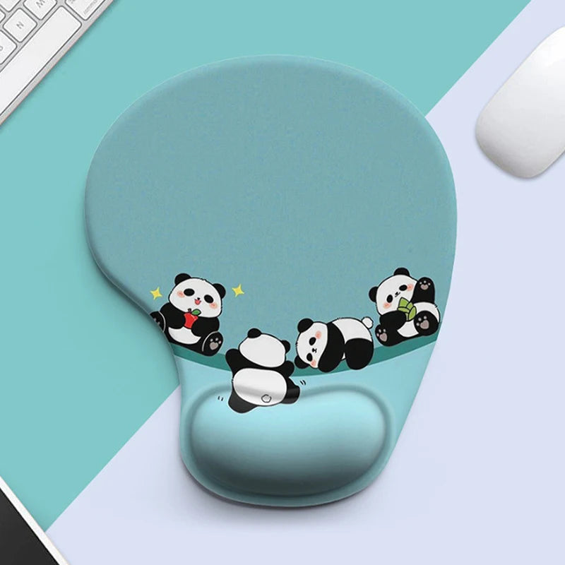 Cartoon Animal Silicone Mouse Pad & Wrist Rest Desk Mat Silicone Mouse Pad Babs