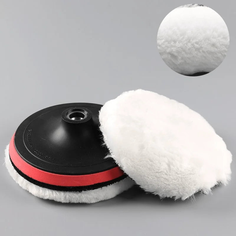 Car Polishing Wool Ball & Waxing Disc – Auto Detailing Pads Car Detailing Pads Babs