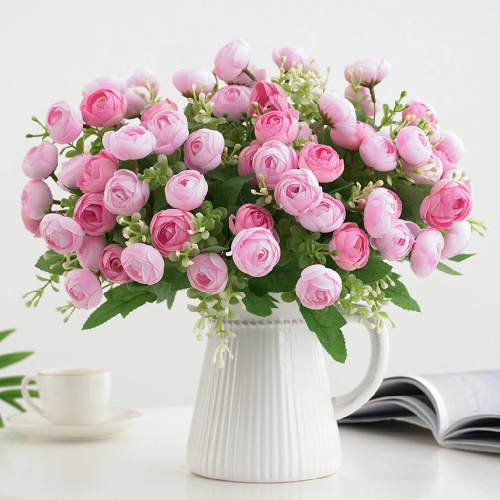 Artificial Silk Rose Bouquet for Weddings & Home Décor Artificial Flower Bouquet Babs