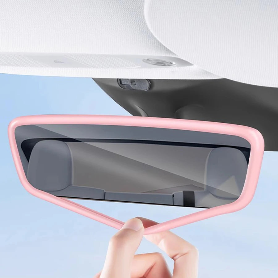 Silicone Rearview Mirror Protector Frame for Tesla Model 3 Y S X Mirror Protector Frame Babs