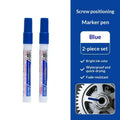 Permanent Waterproof Marker Pen – 1mm Fine Nib, Metal & Wood Permanent Marker Pen Babs Blue China Mainland