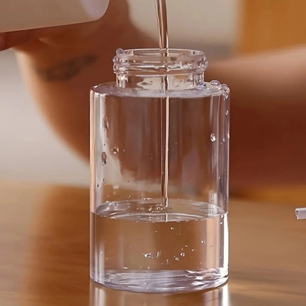 Lockable Push-Down Pump Dispenser Bottle – Nail & Makeup Pump Dispenser Bottle Babs