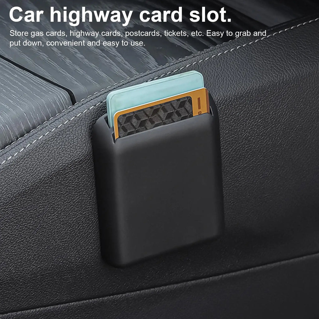 Car Seat Crevice Card Organizer – Universal ABS Holder Car Card Organizer Babs
