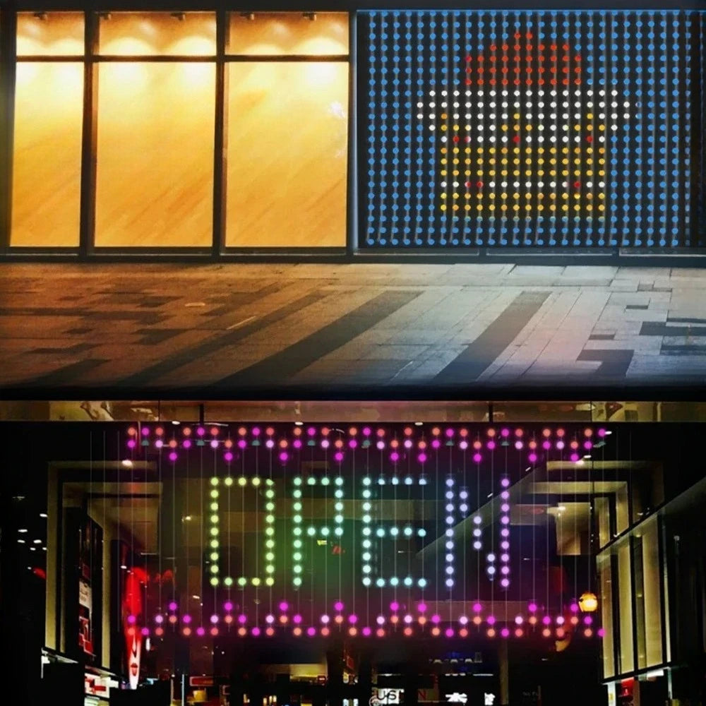 Smart RGB LED Curtain Lights – Bluetooth, 400 LEDs, USB LED Curtain String Lights Babs