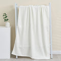 100% Cotton Quick-Dry Bath Towel | Soft, Absorbent, All Seasons Cotton Bath Towel Babs WHITE 70x140cm