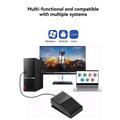 USB Foot Pedal Switch – Waterproof Programmable Keyboard Controller USB Foot Pedal Babs Black