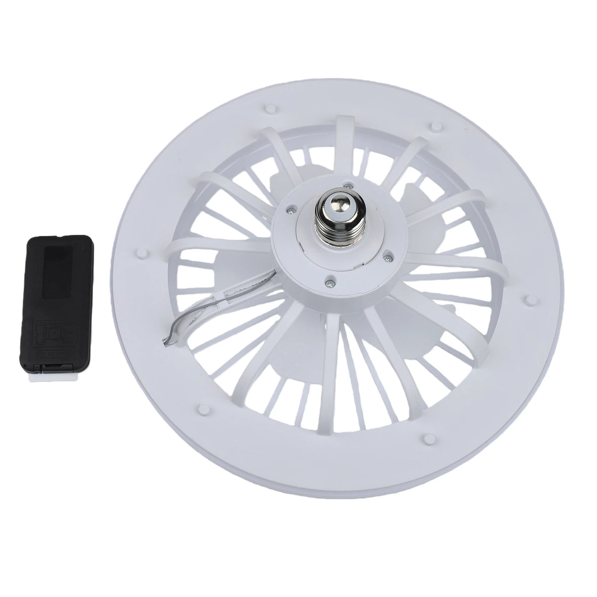 LEENKEA E27 2-in-1 LED Fan Bulb with Remote Control LED Fan Bulb Babs