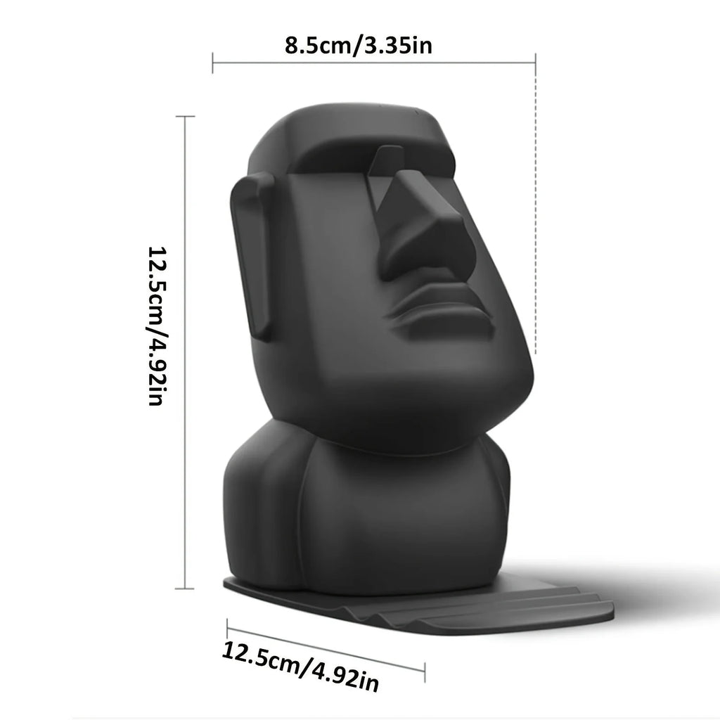 Easter Island Statue Glasses Holder & Phone Stand Desk Figurine Desktop Figurine Holder Babs