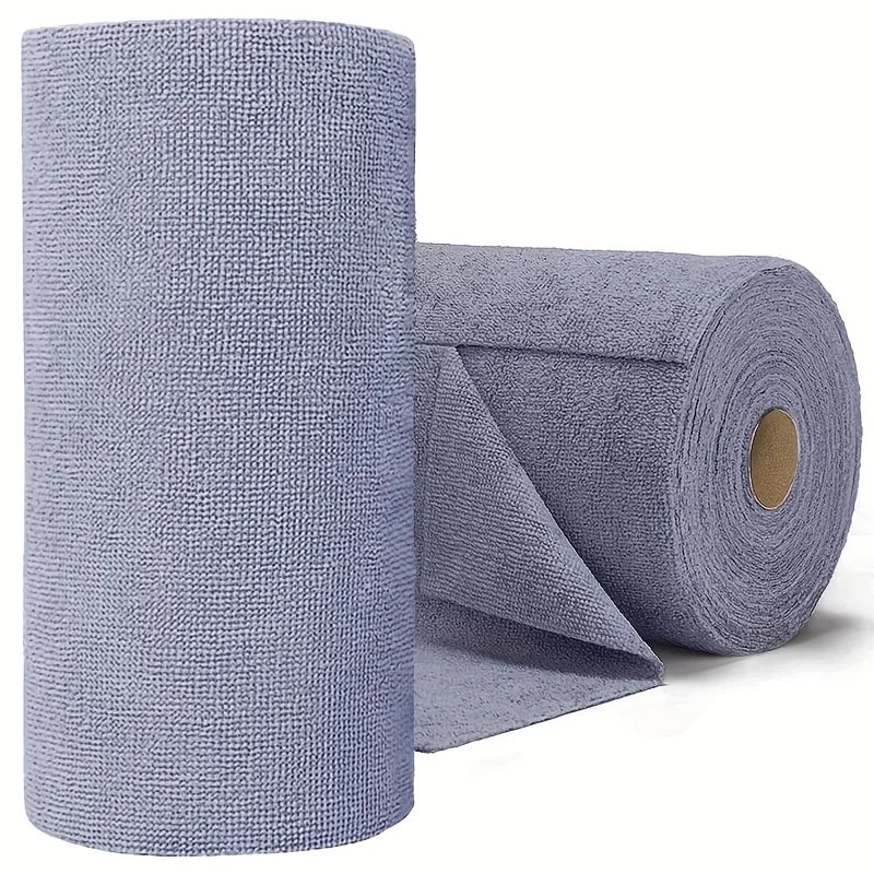 20-Sheet Microfiber Dishcloth Roll – Double-Sided Kitchen Cloth Kitchen Cleaning Cloth Babs