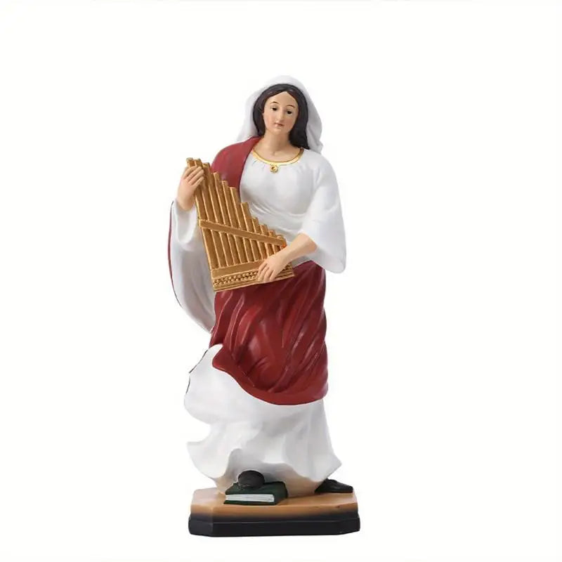 Christmas Prayer Angel Statue – 31cm Resin Holiday Figurine Holiday Figurine Babs