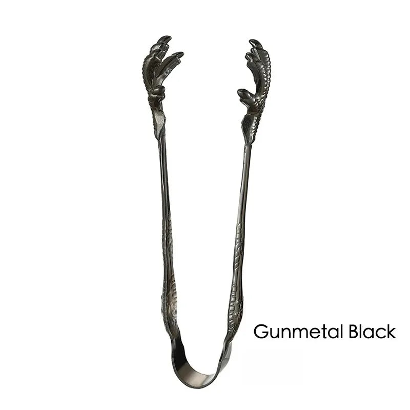 Bird Claw Ice Tongs – Stainless Steel Bar Serving Clip Bar Ice Tongs Babs