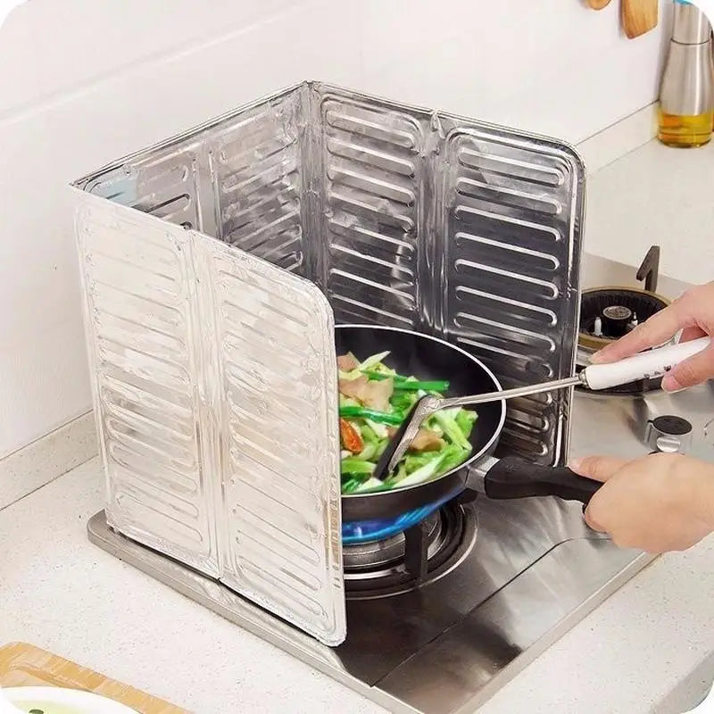 Aluminum Foil Oil Splash Guard Baffle Board for Kitchen Cooking Splash Guard Babs