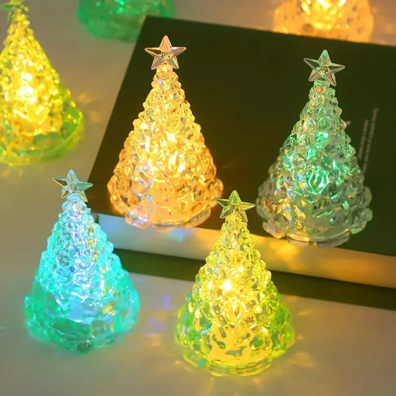 Crystal Star Rainbow Pentagram Night Light – Atmosphere Lamp Crystal Night Light Babs