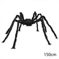 Giant Fluffy Halloween Spider Plush Prop – Haunted House Decor Halloween Spider Prop Babs 150cm