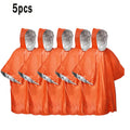 Emergency Insulation Raincoat & Survival Blanket – 2-in-1 Emergency Survival Poncho Babs 5PCS