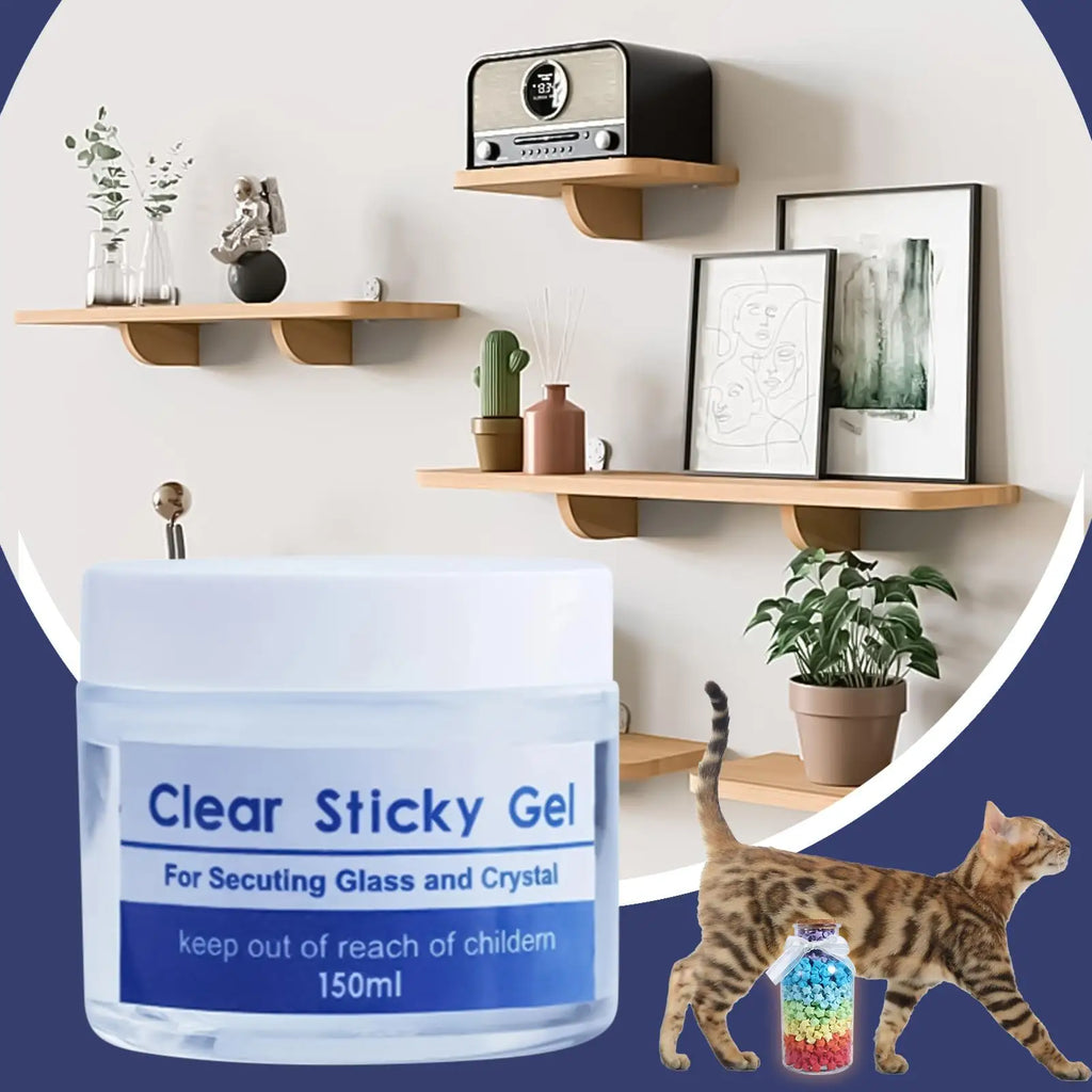 Crystal Clear Museum Wax – Reusable Adhesive Gel for Collectibles Museum Adhesive Wax Babs