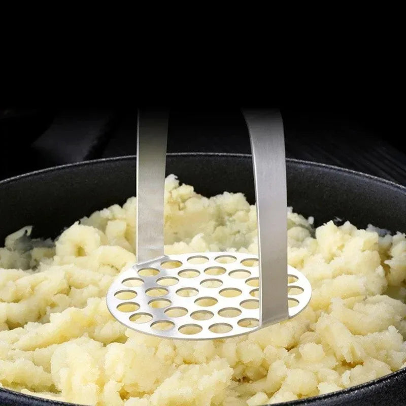 Heavy Duty Stainless Steel Potato Masher with Wooden Handle Potato Masher Babs