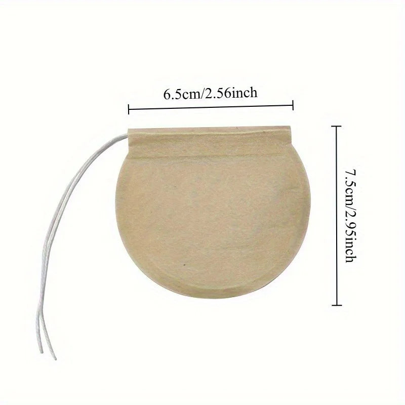 200pcs Unbleached Nylon Drawstring Tea Infuser Bags – Loose Leaf Tea Infuser Bags Babs