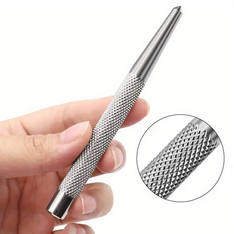 2pcs Non-Slip Center Punch Set – High Carbon Steel for Metal Center Punch Set Babs