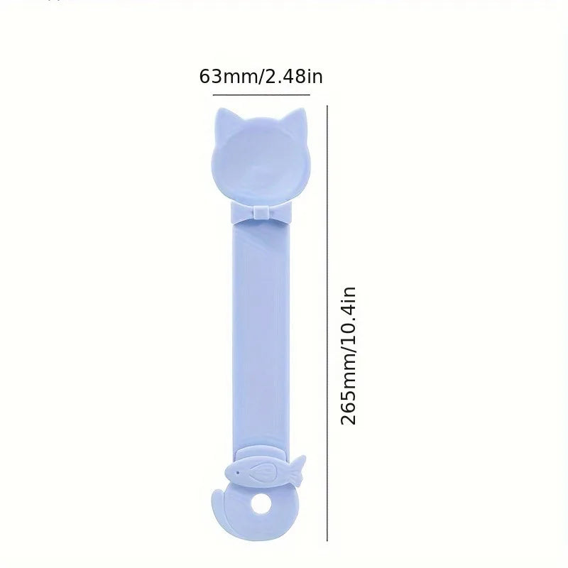 Cat Strip Feeder Spoon – Long Handle Wet Food Dispenser for Cats Cat Feeder Spoon Babs
