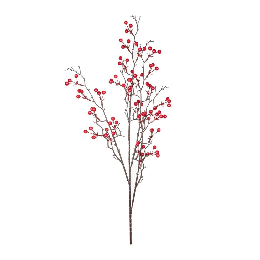 Artificial Holly Berry Branches – Festive Home & Wedding Decor Artificial Plant Decor Babs