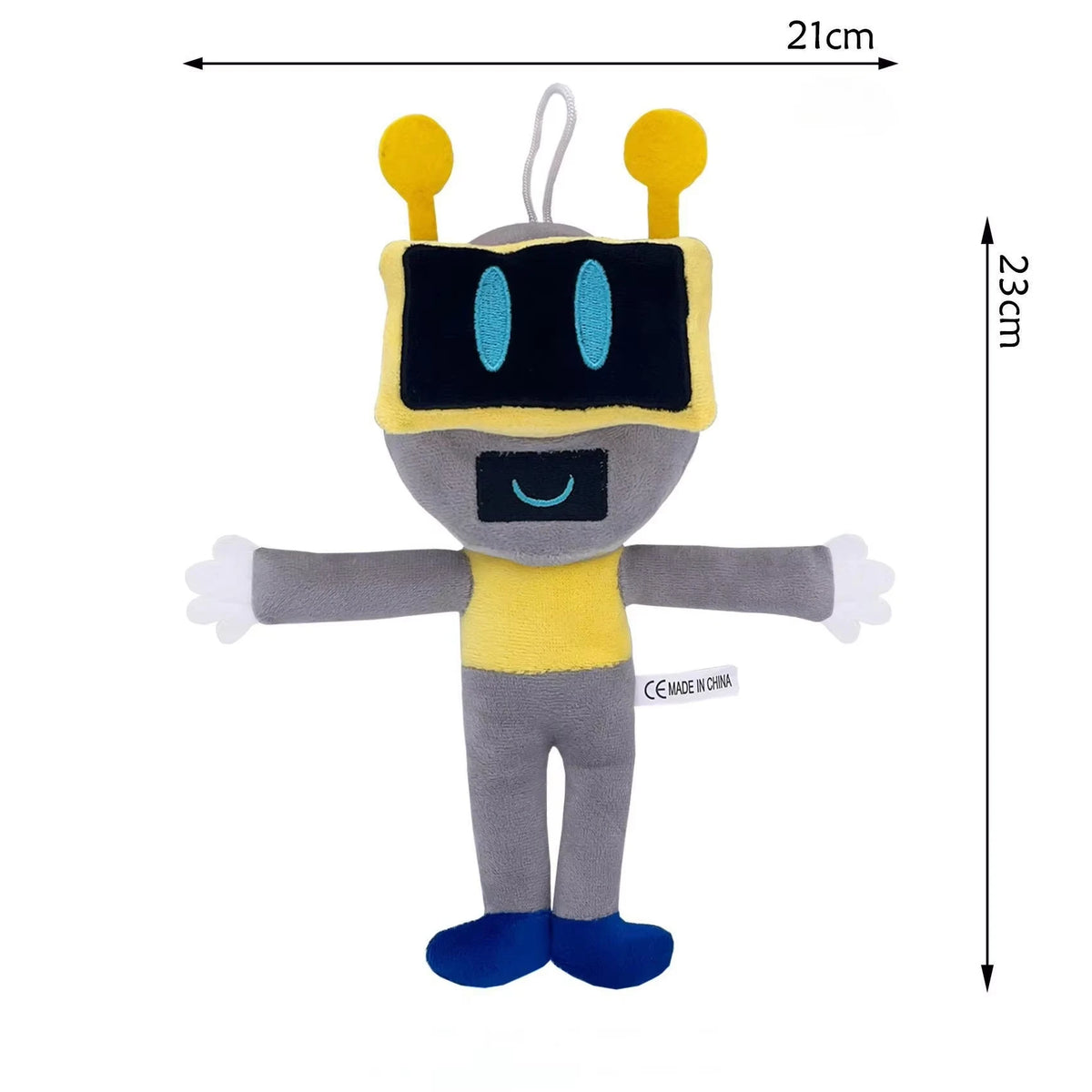 Sprunki Plush Stuffed Doll 20cm – Soft Game Character Toy Stuffed Plush Doll Babs Coffee