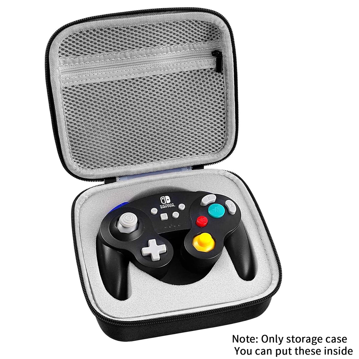 Hard Shell Case for PowerA & PDP GameCube Controllers – Switch Controller Carry Case Babs black