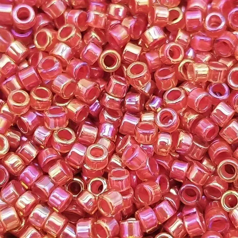 1200 Pcs Mixed Color Iridescent Glass Seed Beads – DIY Jewelry Glass Seed Beads Babs