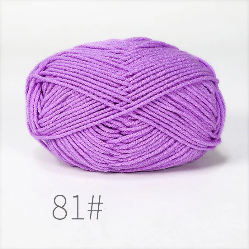 10 Balls 500g Soft Milk Cotton Yarn for Knitting & Crochet