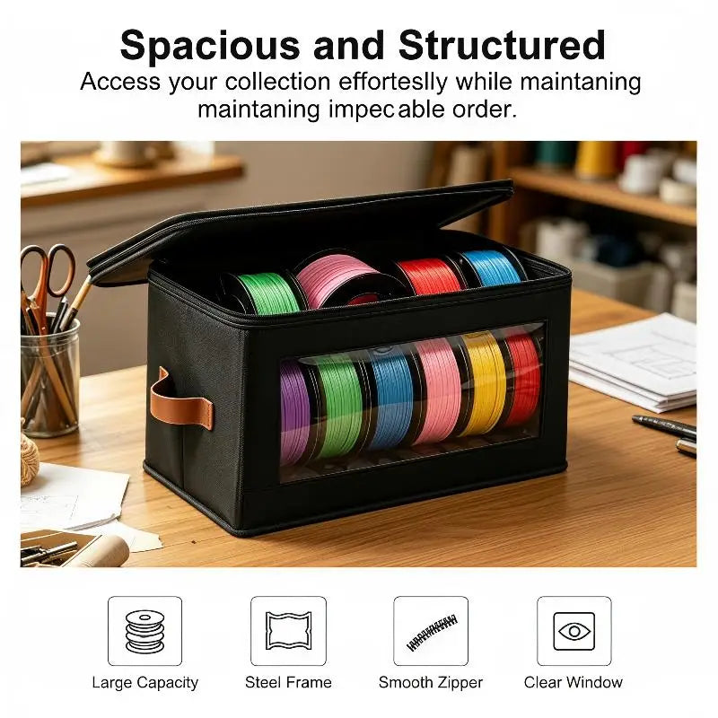3PCS 3D Printer Filament Storage Bags – Dustproof Organizer Filament Storage Bag Babs