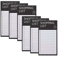 6PCS Magnetic Notepads – Grocery List & Fridge Memo Pads Magnetic Notepad Set Babs 6PCS