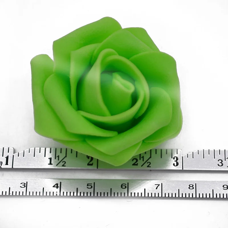 20pcs Multicolor Foam Rose Heads – Artificial Flowers for Weddings Artificial Flower Heads Babs