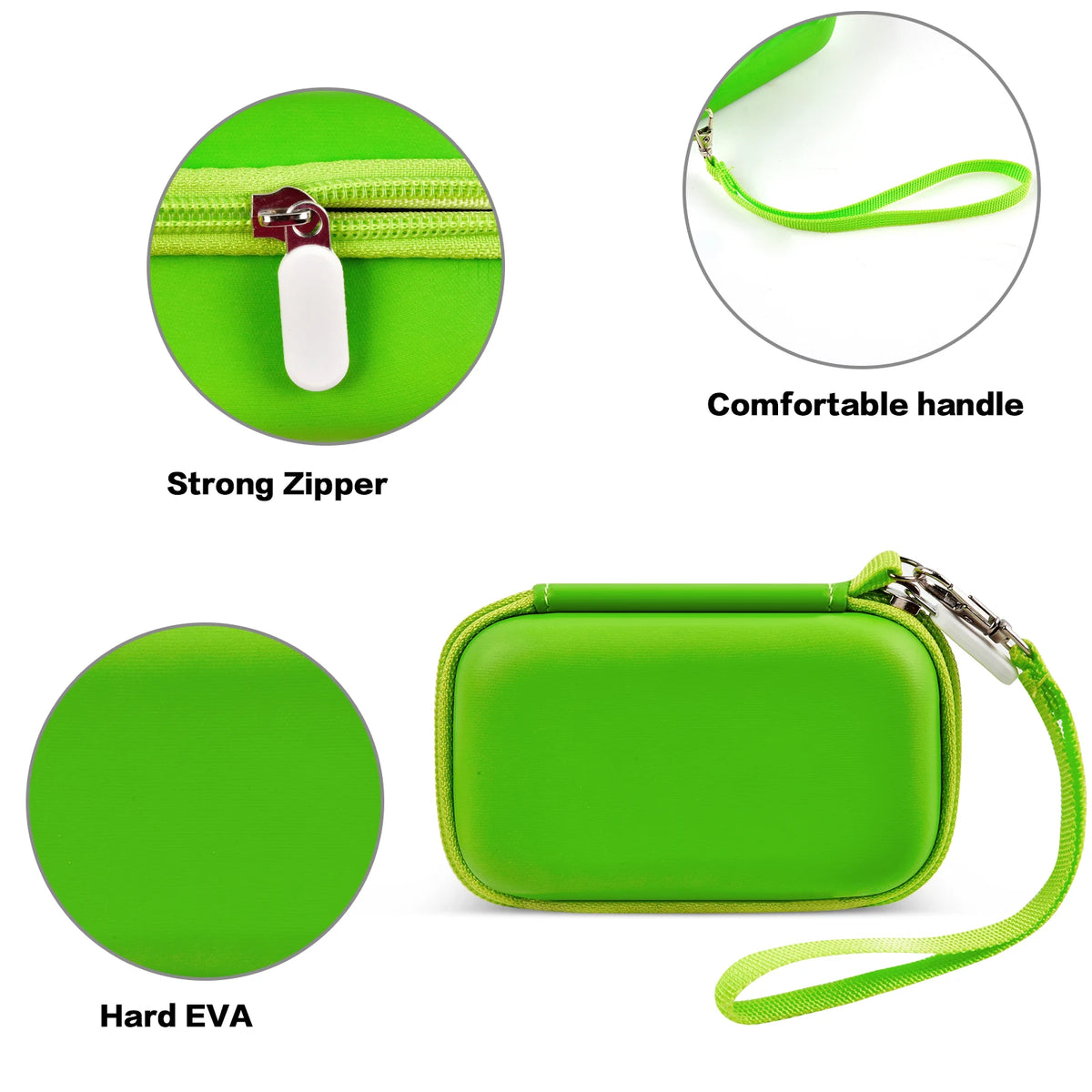 Portable Label Maker Storage Case – EVA Hard Shell Organizer Label Maker Case Babs