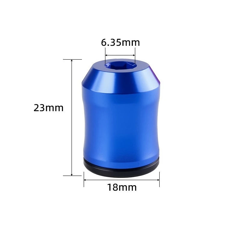 1/4" Magnetic Bit Holder Ring – Alloy Magnetizer for Drills Magnetic Bit Holder Babs blue