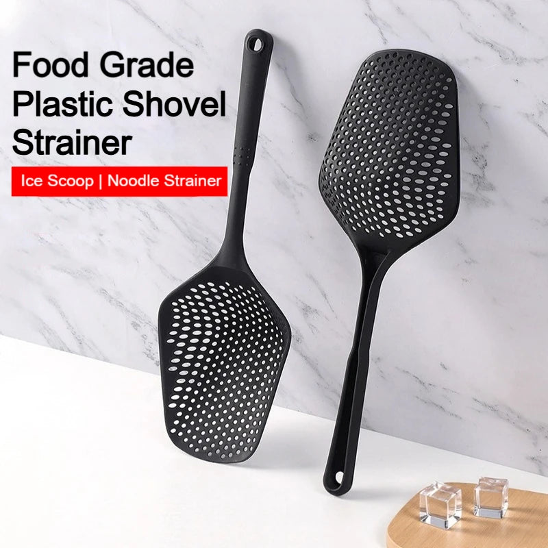 Long Handle Strainer Spoon for Pasta, Dumplings & More Kitchen Strainer Spoon Babs
