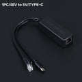 DC 48V to 5V Micro USB POE Splitter – IP Camera Power Module POE Splitter Adapter Babs A1 1PC