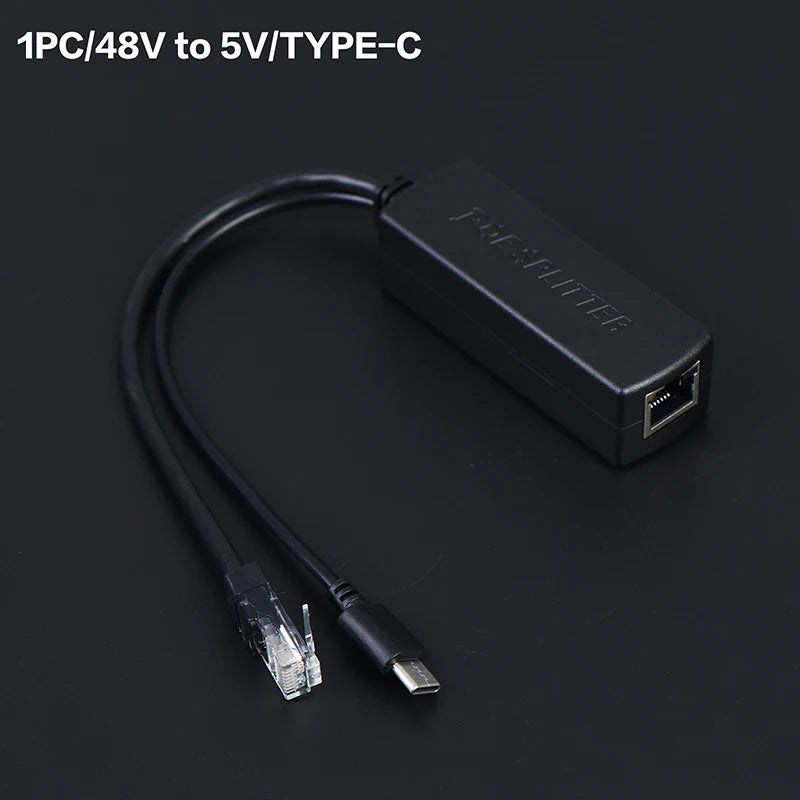 DC 48V to 5V Micro USB POE Splitter – IP Camera Power Module POE Splitter Adapter Babs A1 1PC