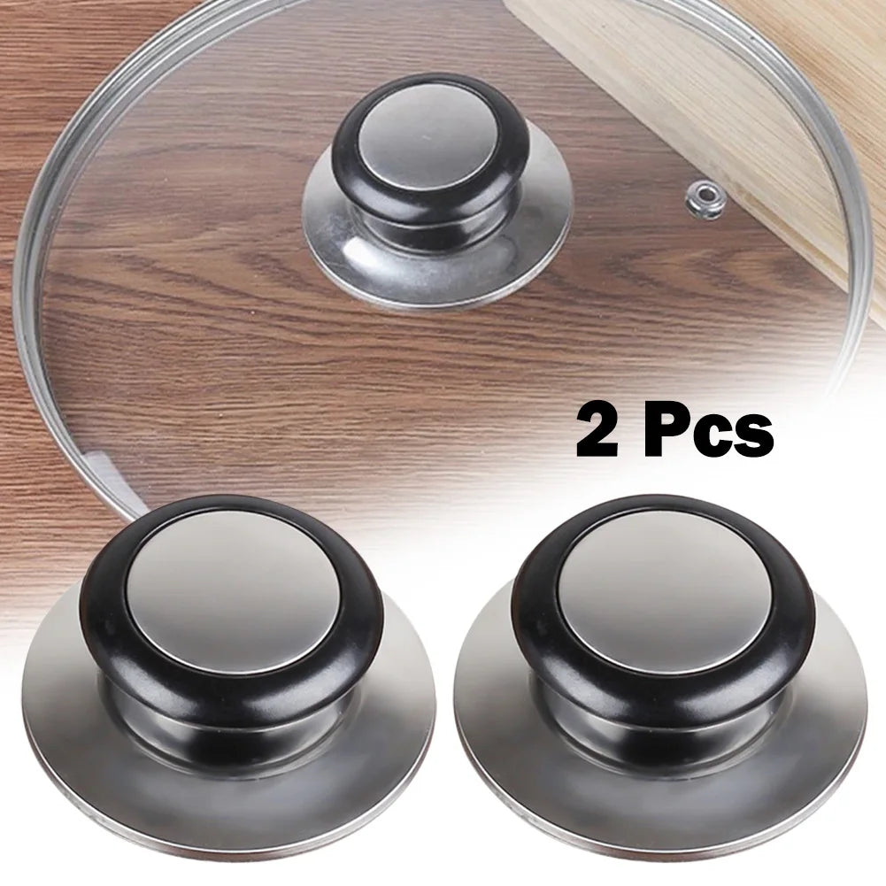 2pcs Stainless Steel Pot Lid Knob Replacement | Cookware Handle Cookware Lid Knob Babs