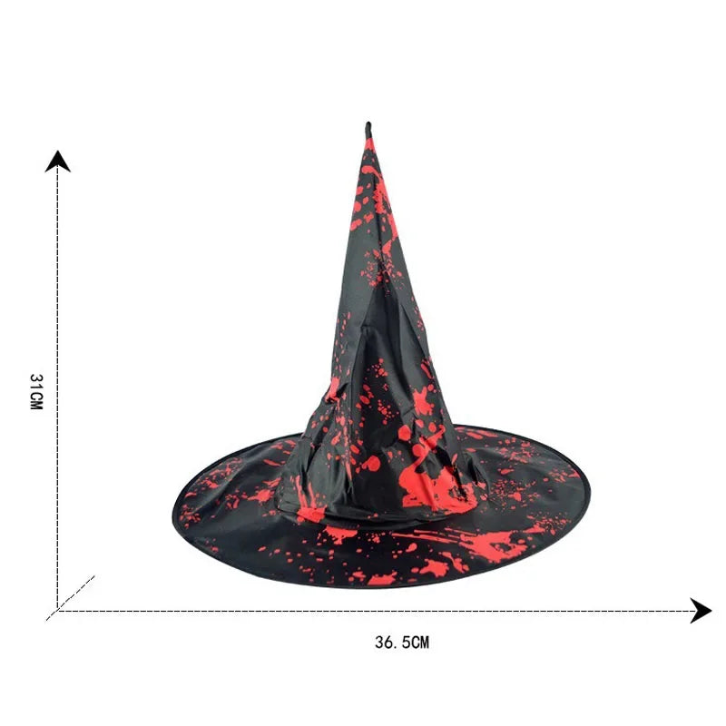 Halloween Witch Hat – Unisex Wizard Cap for Adults & Kids Costume Witch Hat Babs