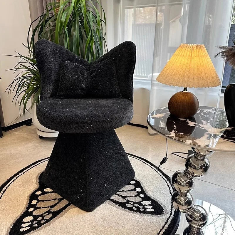 Butterfly Makeup Swivel Stool – Modern Luxury Bedroom Chair Vanity Swivel Stool Babs