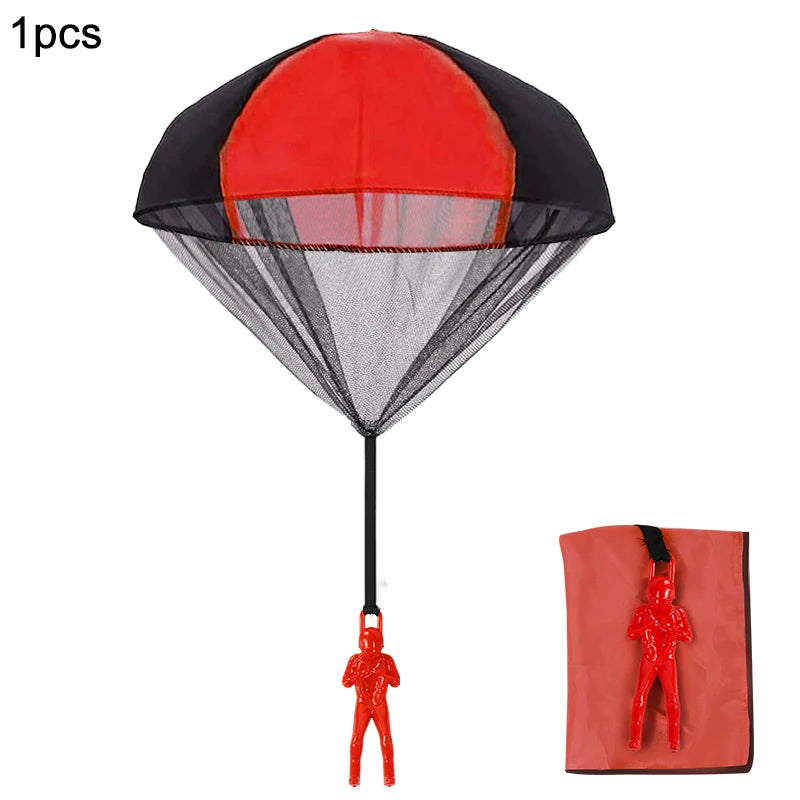 Parachute Toy Hand Throw Flying Game – Party Favors 1-6 Pcs Parachute Flying Toy Babs 1Pcs 1