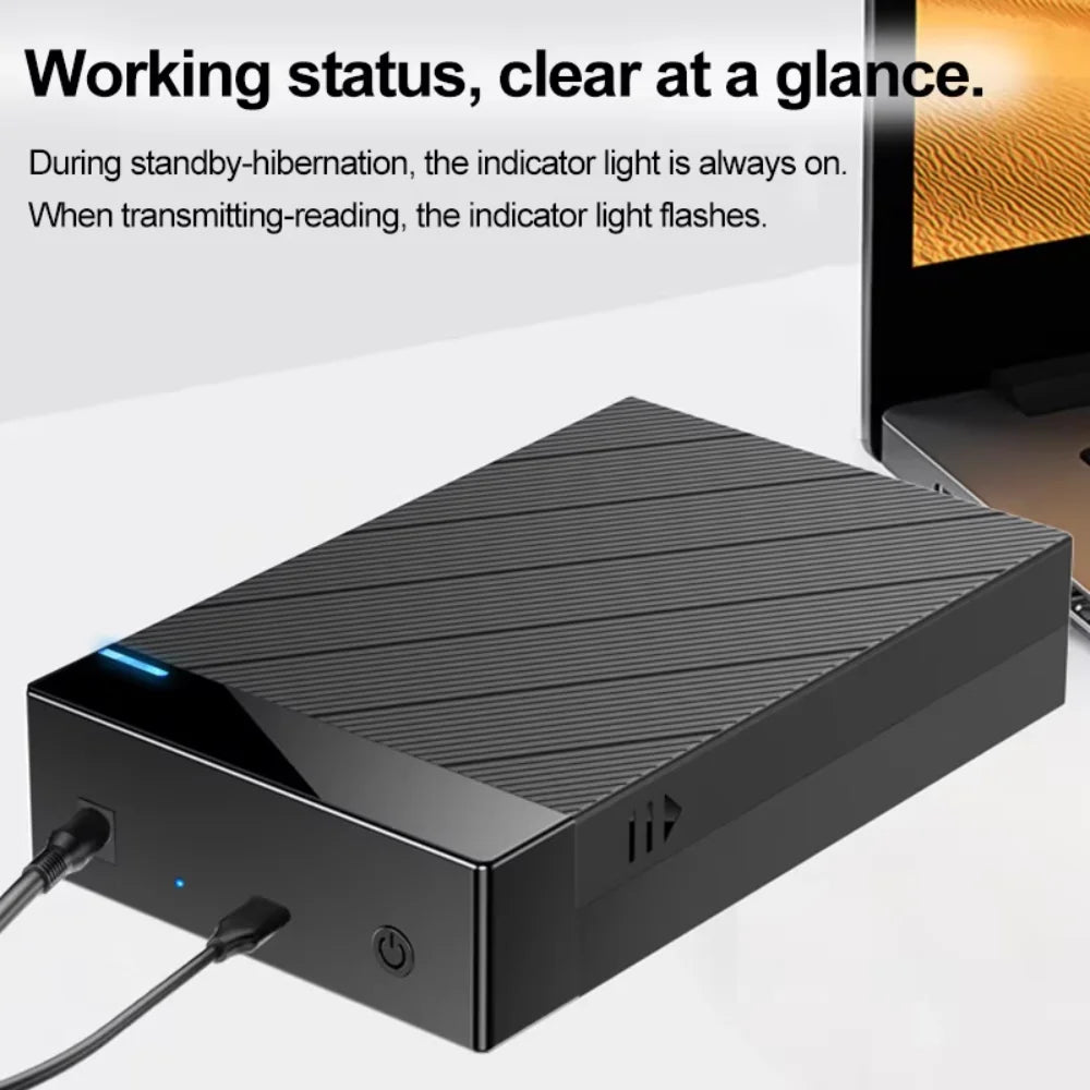 USB 3.0 External Hard Drive Enclosure 3.5/2.5" SATA HDD Case Hard Drive Enclosure Babs