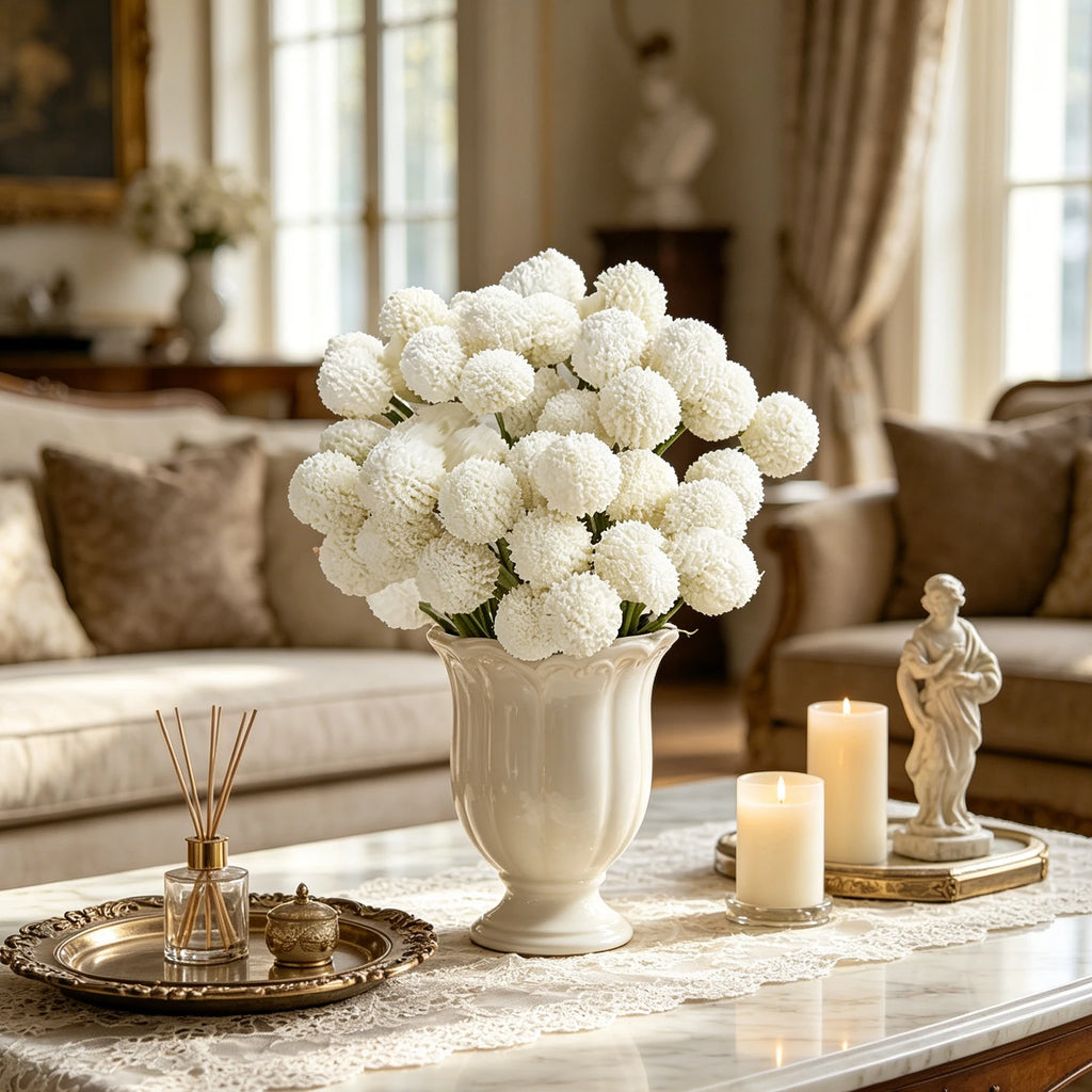 Artificial Silk Chrysanthemum Flowers – Wedding & Home Decor Artificial Silk Flowers Babs